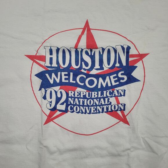 VTG 1992 Republican Convention T-Shirt Mens L/XL Single Stitch USA - Picture 2 of 8